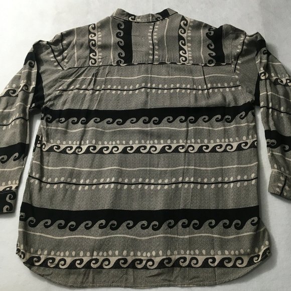 #3 Chrome Button Up Embroidered 100% Rayon Shirt Men's Size XL fashion - Picture 7 of 7